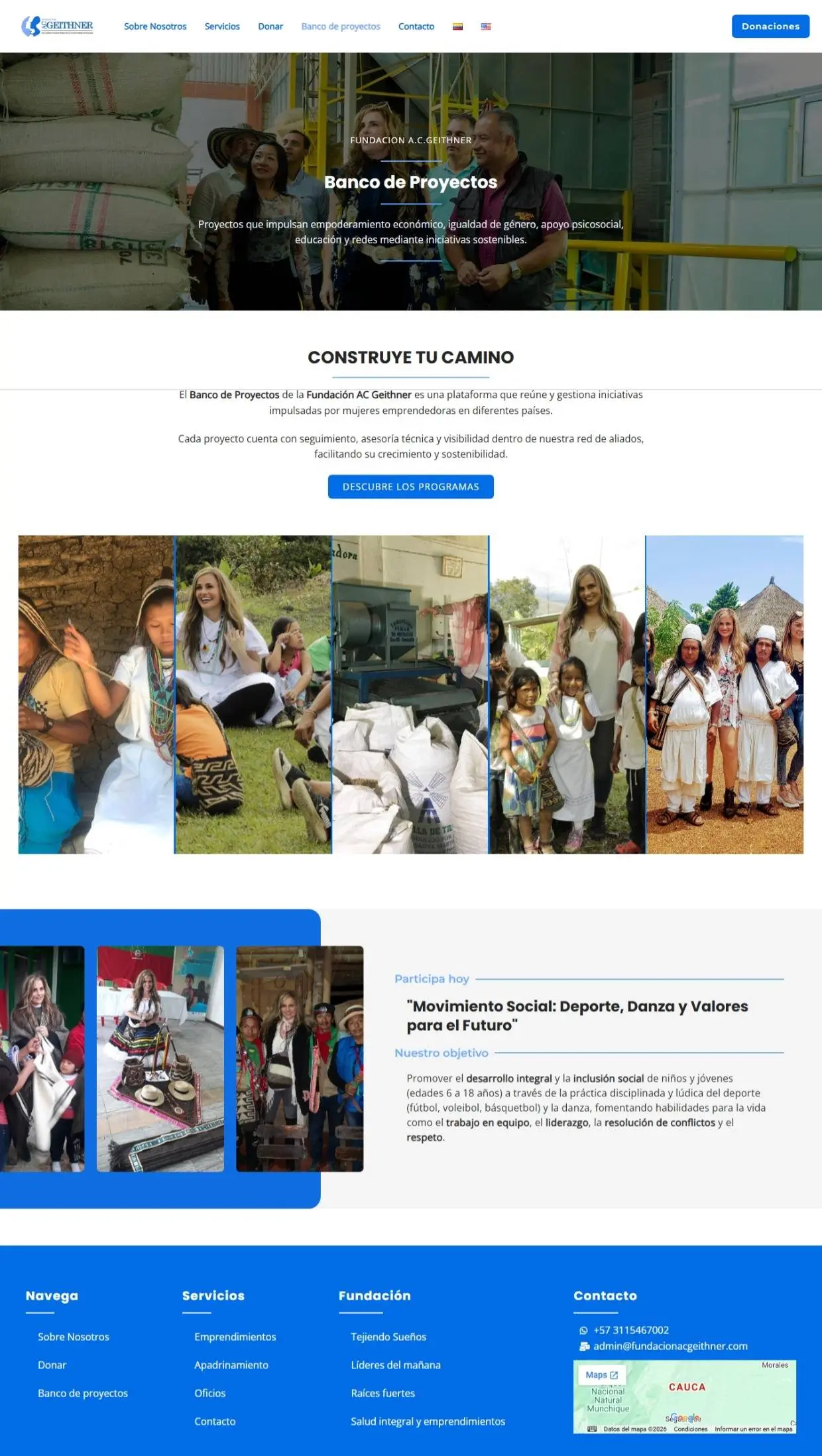 fundacion acg banco de proyectos